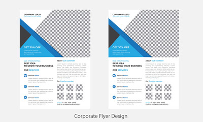 Corporate flyer design Template , Modern Corporate Flyer design for corporate Company 
