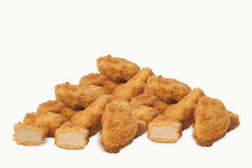 breaded chicken nuggets for an aperitif