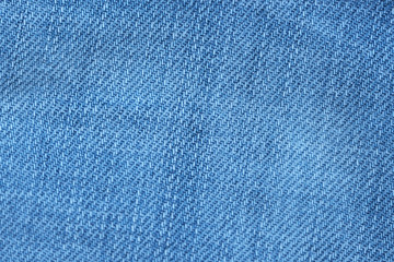 Fabric background from blue denim
