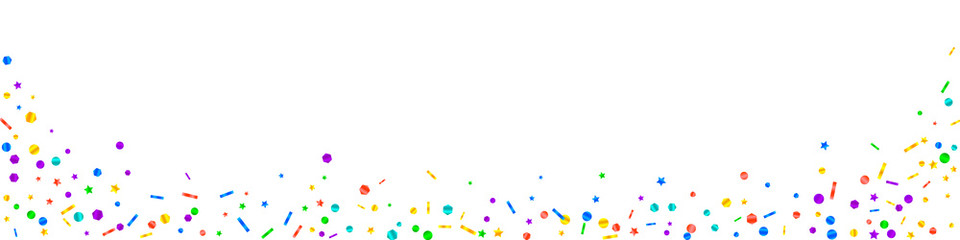 Festive comely confetti. Celebration stars. Festiv