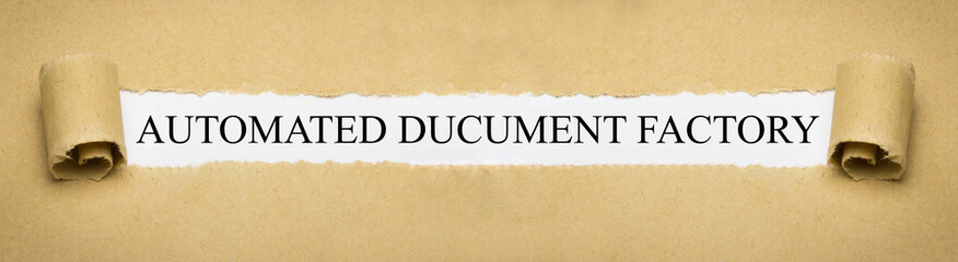 Automated Document Factory