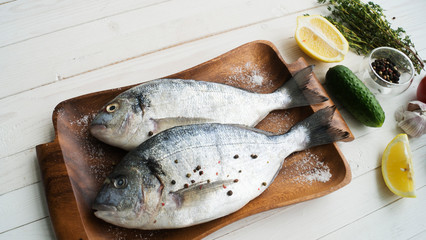 Seafood. Healthy food and dieting concept.