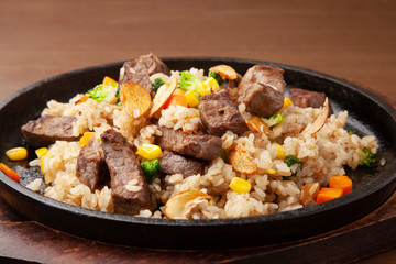 ステーキチャーハン