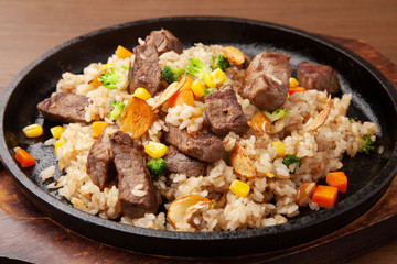ステーキチャーハン