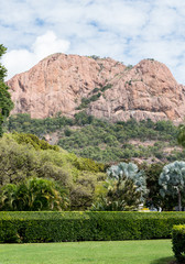 Castle Hill, Townsville, North Queensland with Queens Gardens in the foreground