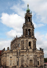 Fototapeta na wymiar Koenigskirche, Dioezese Dresden-Meißen, Dresden, Sachsen, Deutschland, Europa