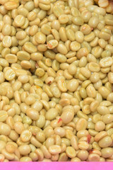 Coffee beans,In the ferment and wash method of wet processing