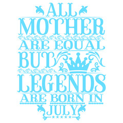 Mother's birthday vector design. Birthday t-shirt vector illustration design