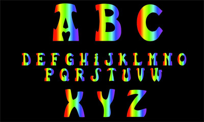 A to Z Letter Logo. Letter Design. Vector alphabet . letter logo. Initial letter logo 
