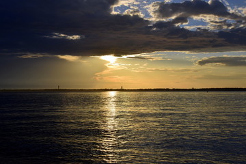 Abend in der Bucht von Arcachon