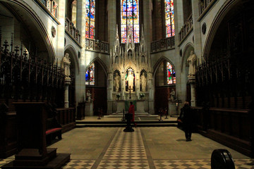 Luther, Martin Luther, Schlosskirche, Kirchenschiff, 95 Thesen, Wittenberg, Deutschland, Europa