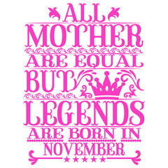 Mother's birthday vector design. Birthday t-shirt vector illustration design