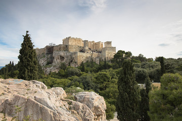 Fototapeta premium Views of the Parthenon on the Acropolis, Athens, Greece