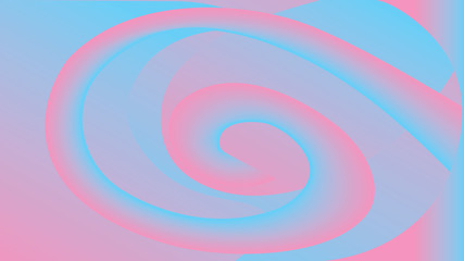 Abstract colorful spiral background, blue pink colors, futuristic style.