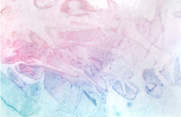 Cotton Candy Textured Watercolor Background