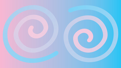 Abstract background with spiral shapes, party event concept, greeting card.