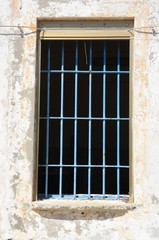 abandoned prison at asinara island, sardinia, italy