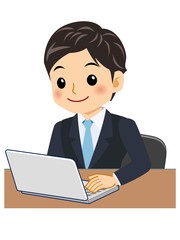 新入社員の男性