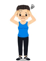 運動部の男の子