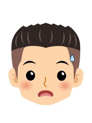 運動部の男の子