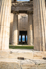 Fototapeta premium Views of the Temple of Hephaestus, Athens, Greece