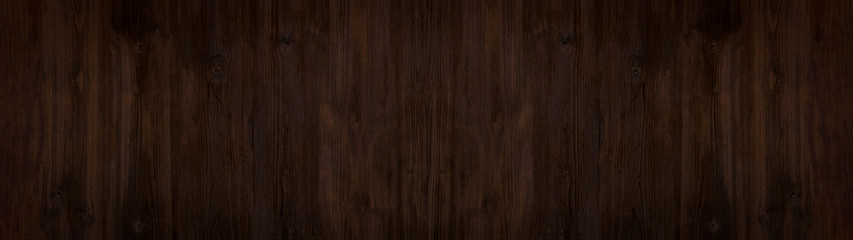 old brown rustic dark wooden texture - wood background panorama long banner	
