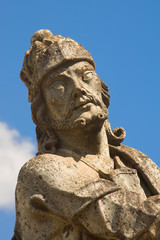 Santuario de Bom Jesus de Matosinhos, Statue of the Prophet Ezequiel, Congonhas, Minas Gerais, Brazil, UNESCO World Heritage site