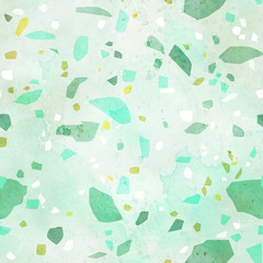 terrazzo seamless pattern. stone texture, mid century modern style. natural classic design