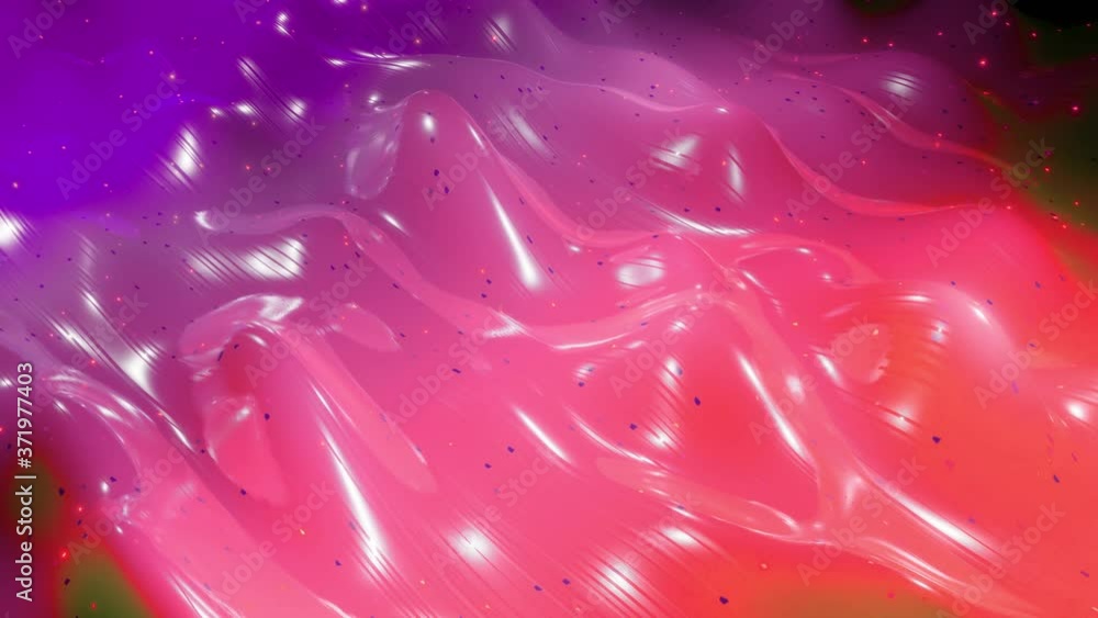 Poster abstract 3d festive background like sweetness surface with beautiful waves run on very shiny, glossy