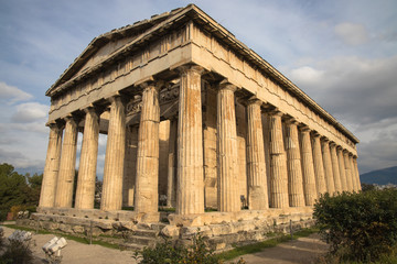 Obraz premium Views of the Temple of Hephaestus, Athens, Greece