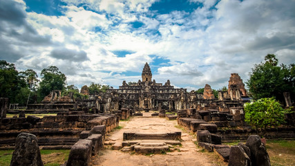 Obraz premium Bakong temple, Siem Reap, Cambodia. 