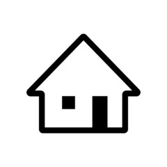 home icon on a white background