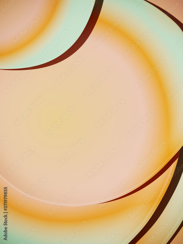 Poster minimal background for branding and product presentation.top view of gradient step circle geometry. 