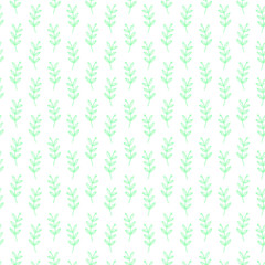 Illustration of a leaf pattern. Floral organic background. Hand-drawn sheet texture.