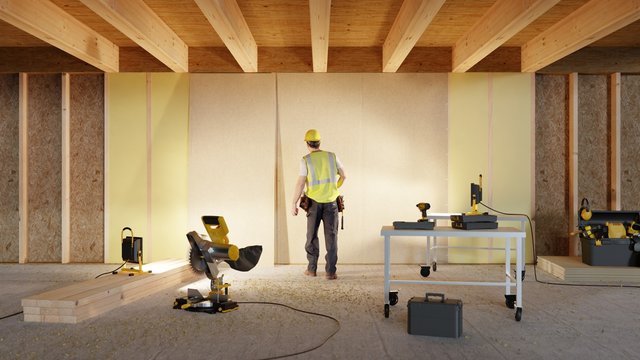 carpenter interior construction work