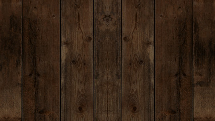 Naklejka premium old brown rustic dark wooden texture - wood background