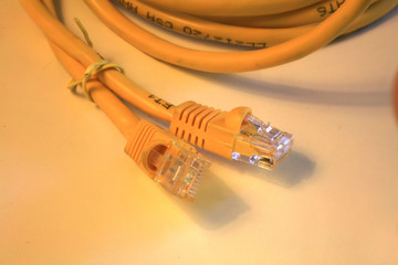 コンピュータのＬＡＮケーブル