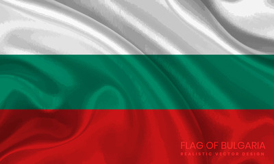 Flag of Bulgaria - Realistic Vector Design