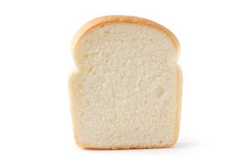 Sliced bread best shape isolated on white background.