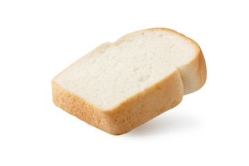 fly Sliced bread best shape isolated on white background