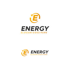 Letter E Energy logo