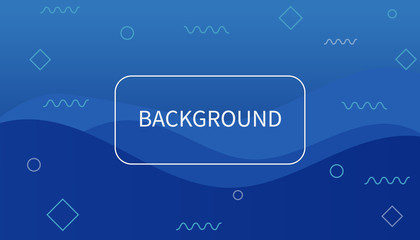 Abstract liquid  with blue tone colour background. Gradients  design with geometric  shapes and lines. Vector from illustrator.