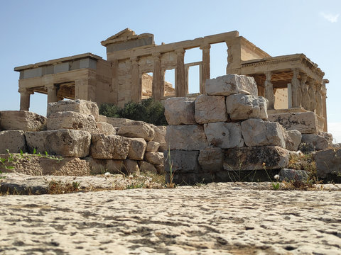 Atenas - Antiguo templo de Atenea (El Erecte&oacute;n)