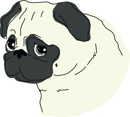 Mops vectorowy