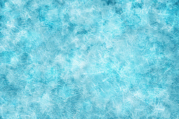 Winter ice frost, frozen background. frosted window glass texture. Cold cool icicles background. Winter wonderland scene. Natural, decoration.