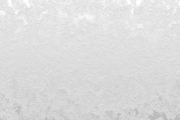Winter ice frost, frozen background. frosted window glass texture. Cold cool icicles background. Winter wonderland scene. Natural, decoration.