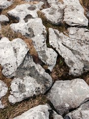 Picture of the limestone rock in Ireland