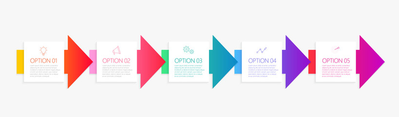 Infographic design template with place for your data. Vector illustration.
