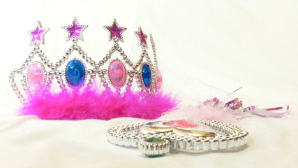Toy crown and wand