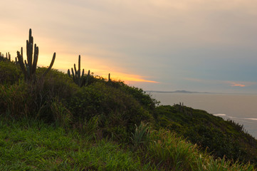 Joao Fernandinho beach at sunset, Buzios, Rio de Janeiro, Brazil
